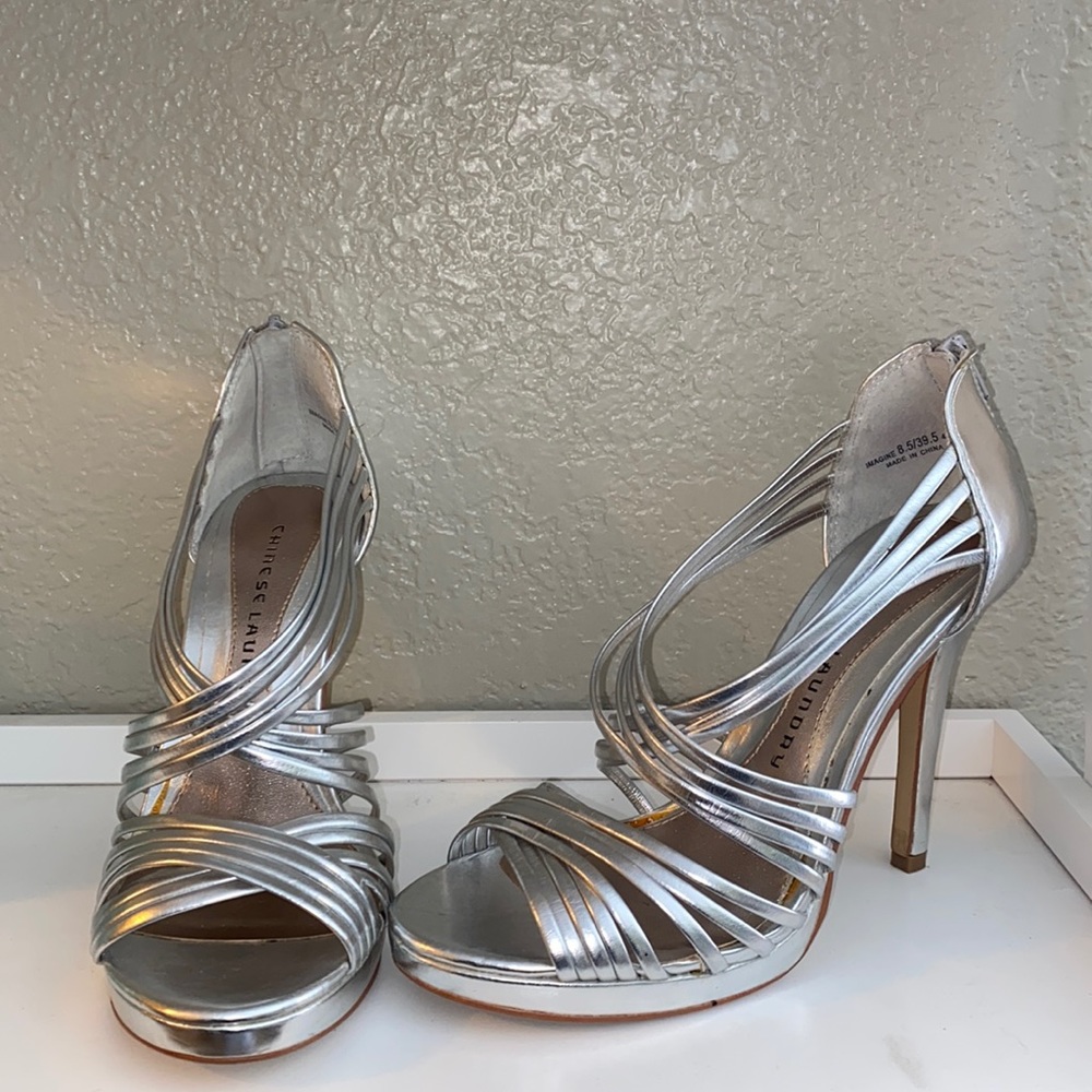 Open toe heels